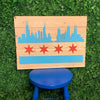 Chicago Skyline Handmade 24x17