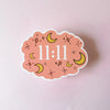 11:11 Sticker - Inspirational Mirror Sticker - Reflective Decal for Positive Affirmation & Mindfulness