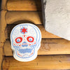 Sugar Skull Chicago Flag Sticker by Black Angel Designs