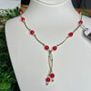 Swarovski Crystals Red Agate Beads NK47213
